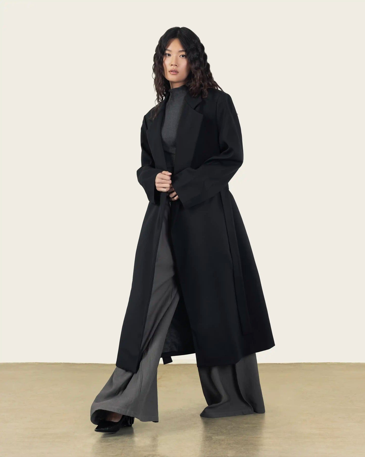 Black Wool Coat