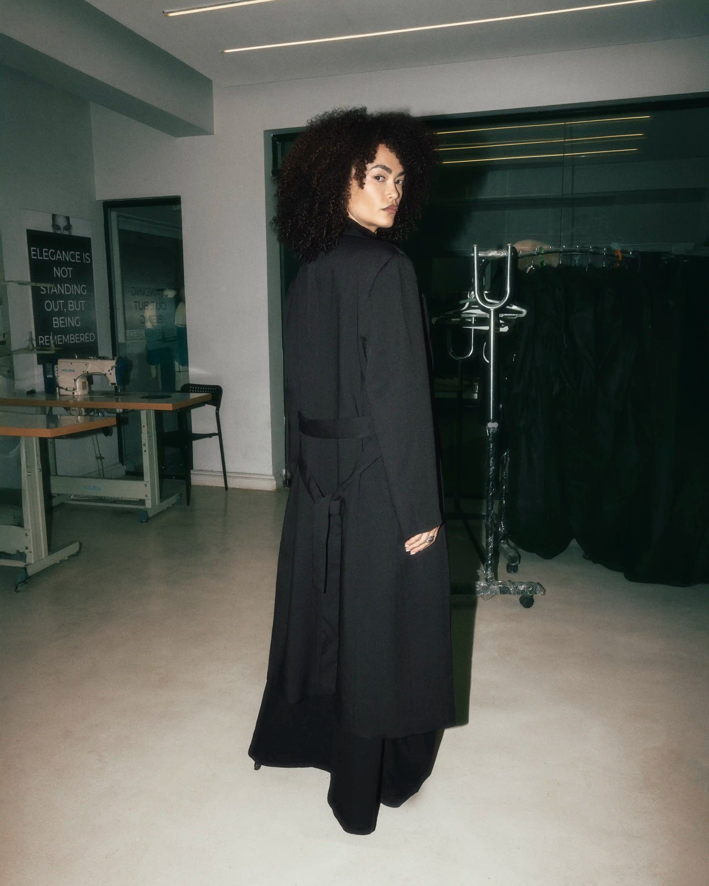 Black Wool Coat