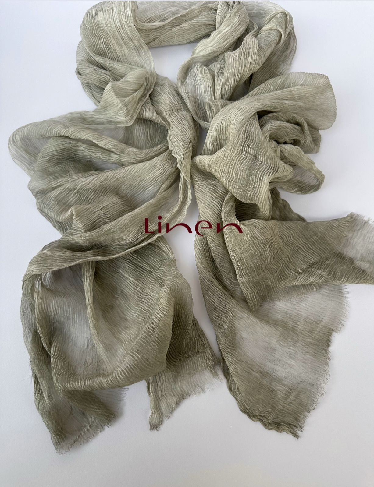 Messy Chiffon Olive