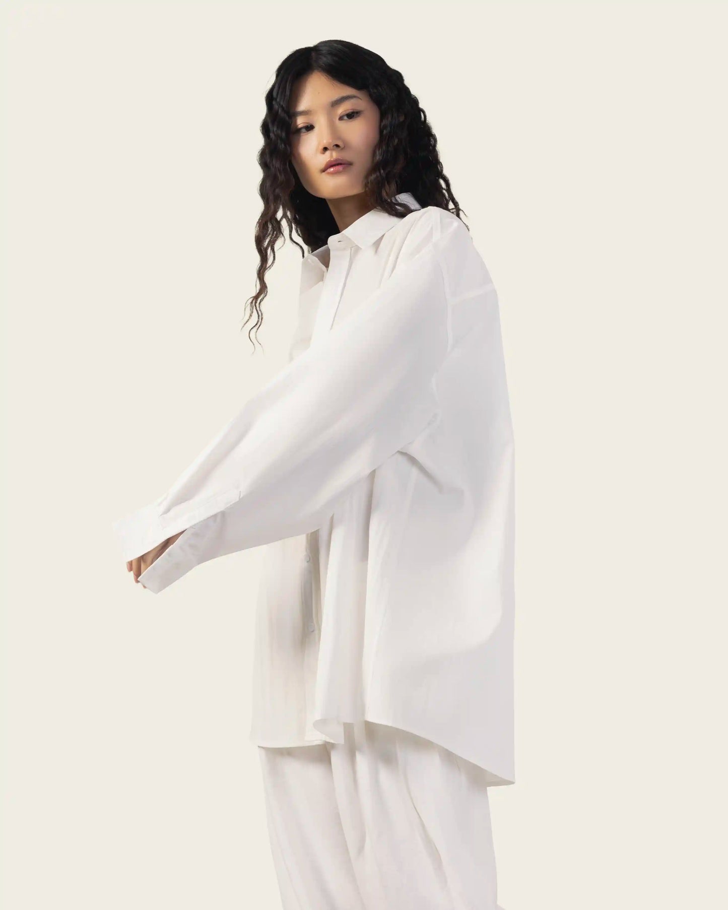 White Poplin Shirt