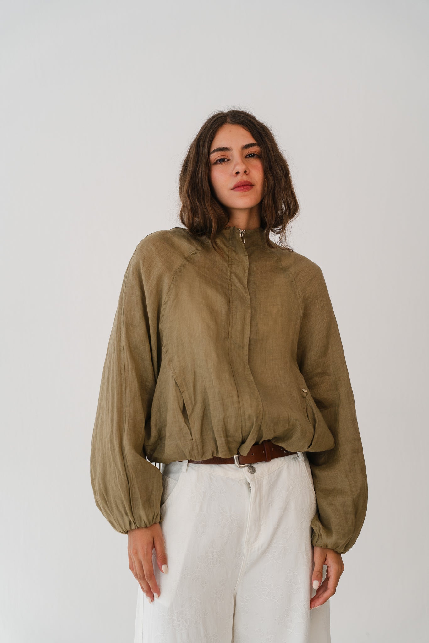 Olive Sweat Shirt