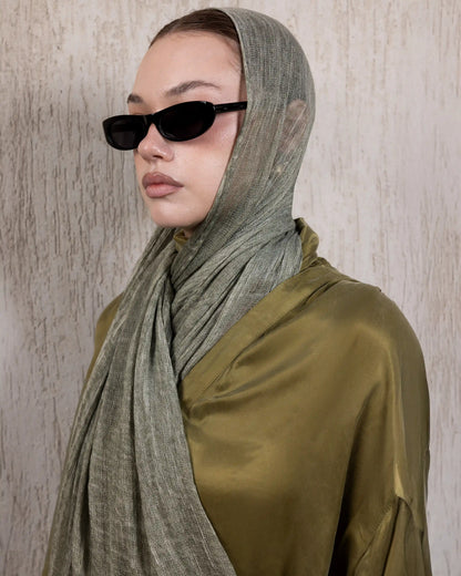 Velvet Cotton in Forest Green