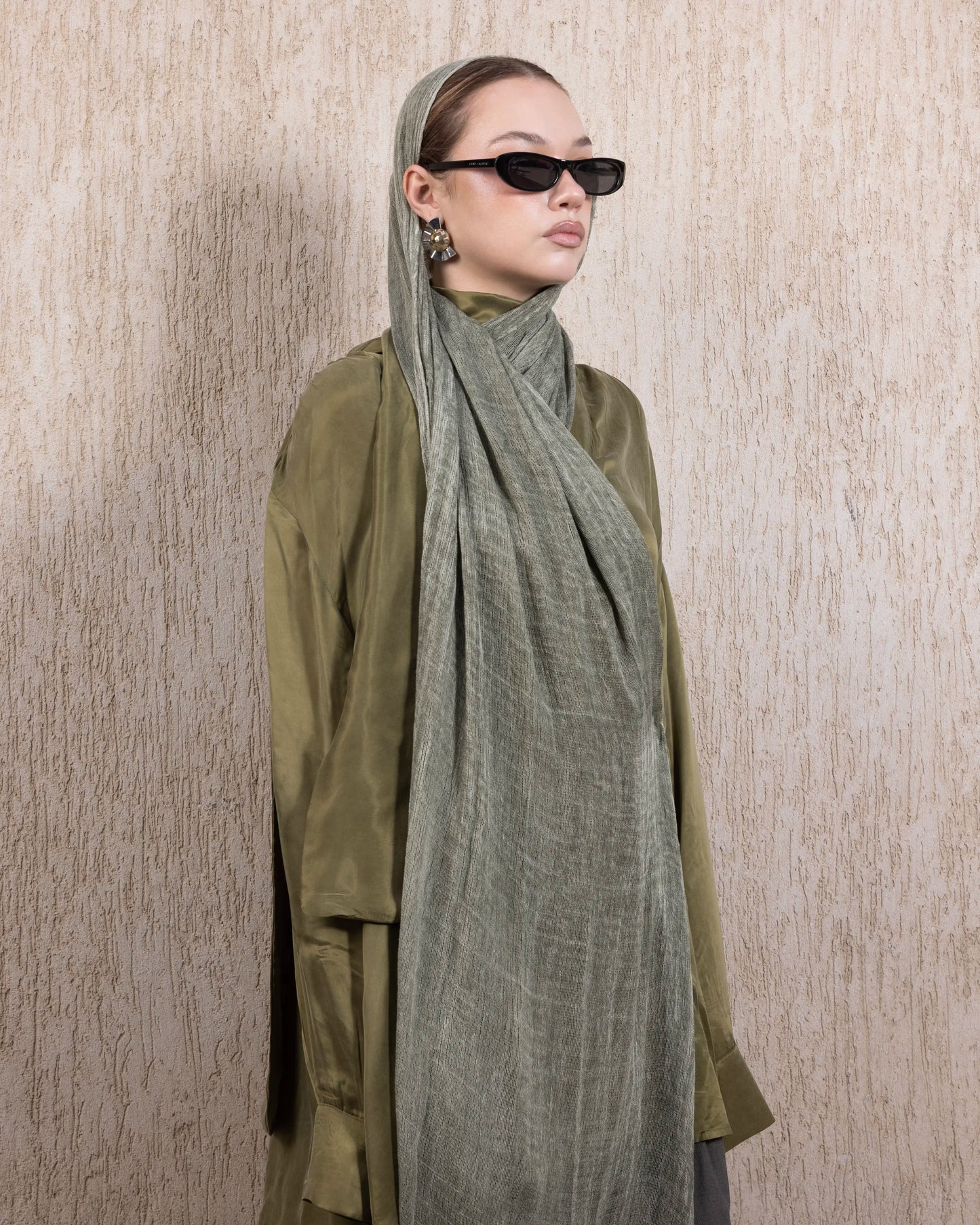 Velvet Cotton in Forest Green