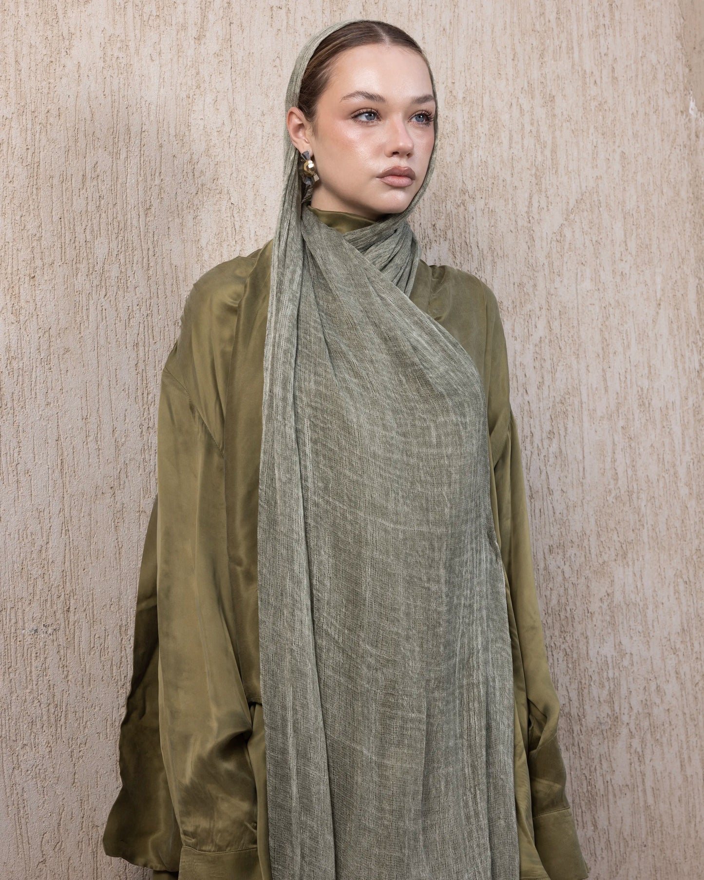 Velvet Cotton in Forest Green