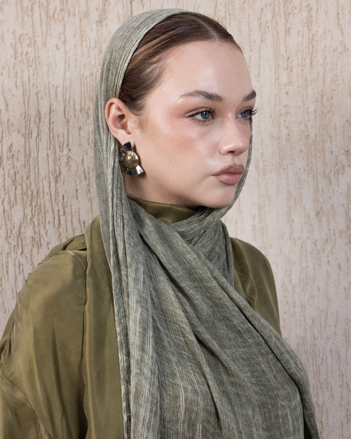 Velvet Cotton in Forest Green