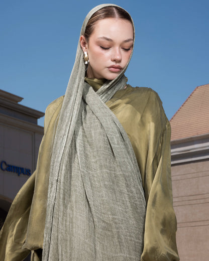 Velvet Cotton in Forest Green