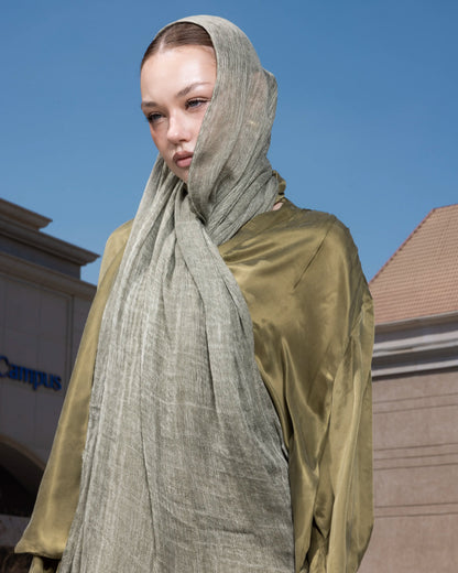 Velvet Cotton in Forest Green