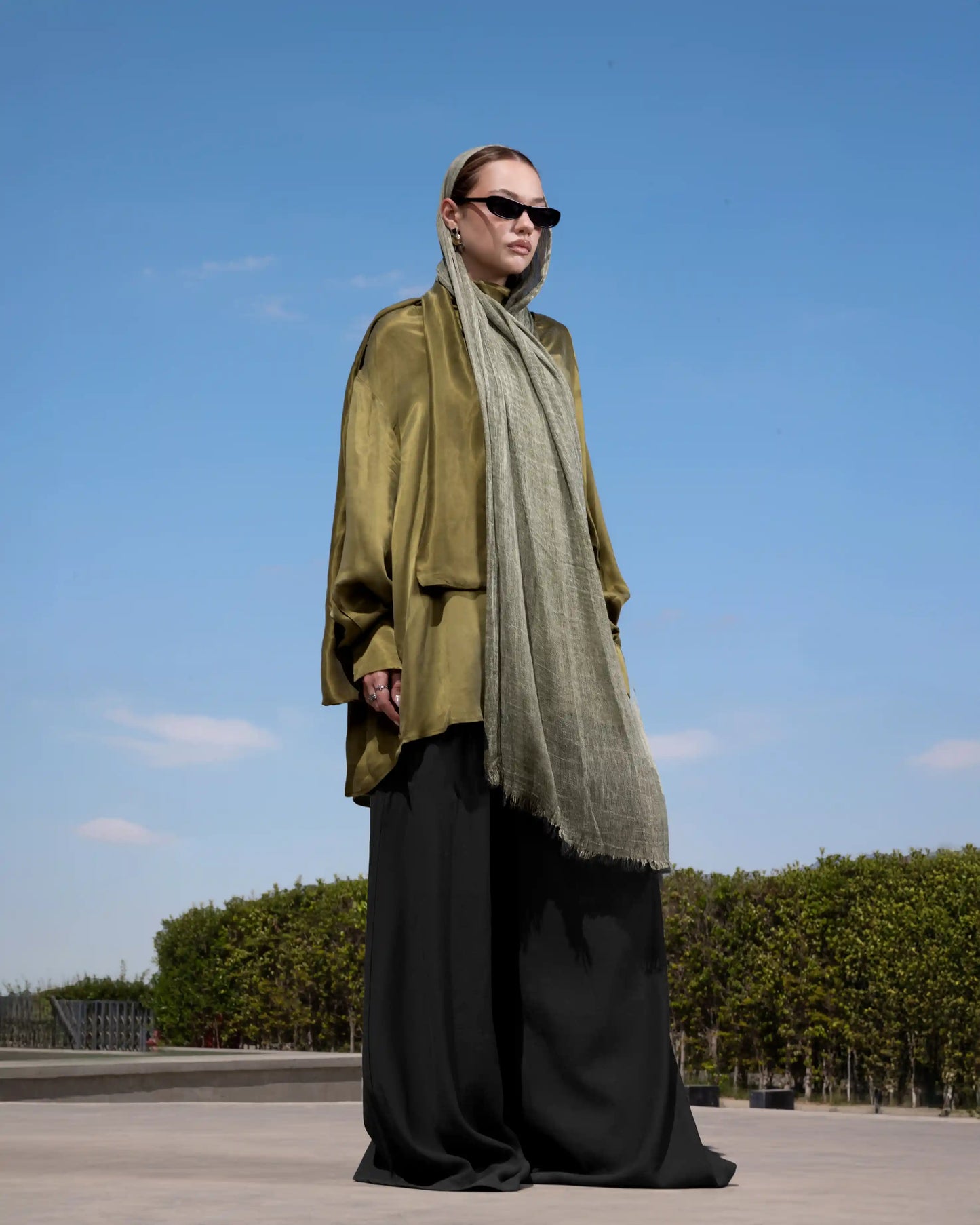 Velvet Cotton in Forest Green