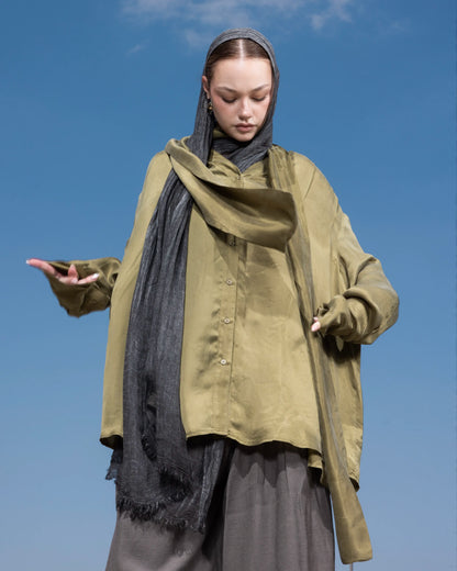 Velvet Cotton in Black Stone