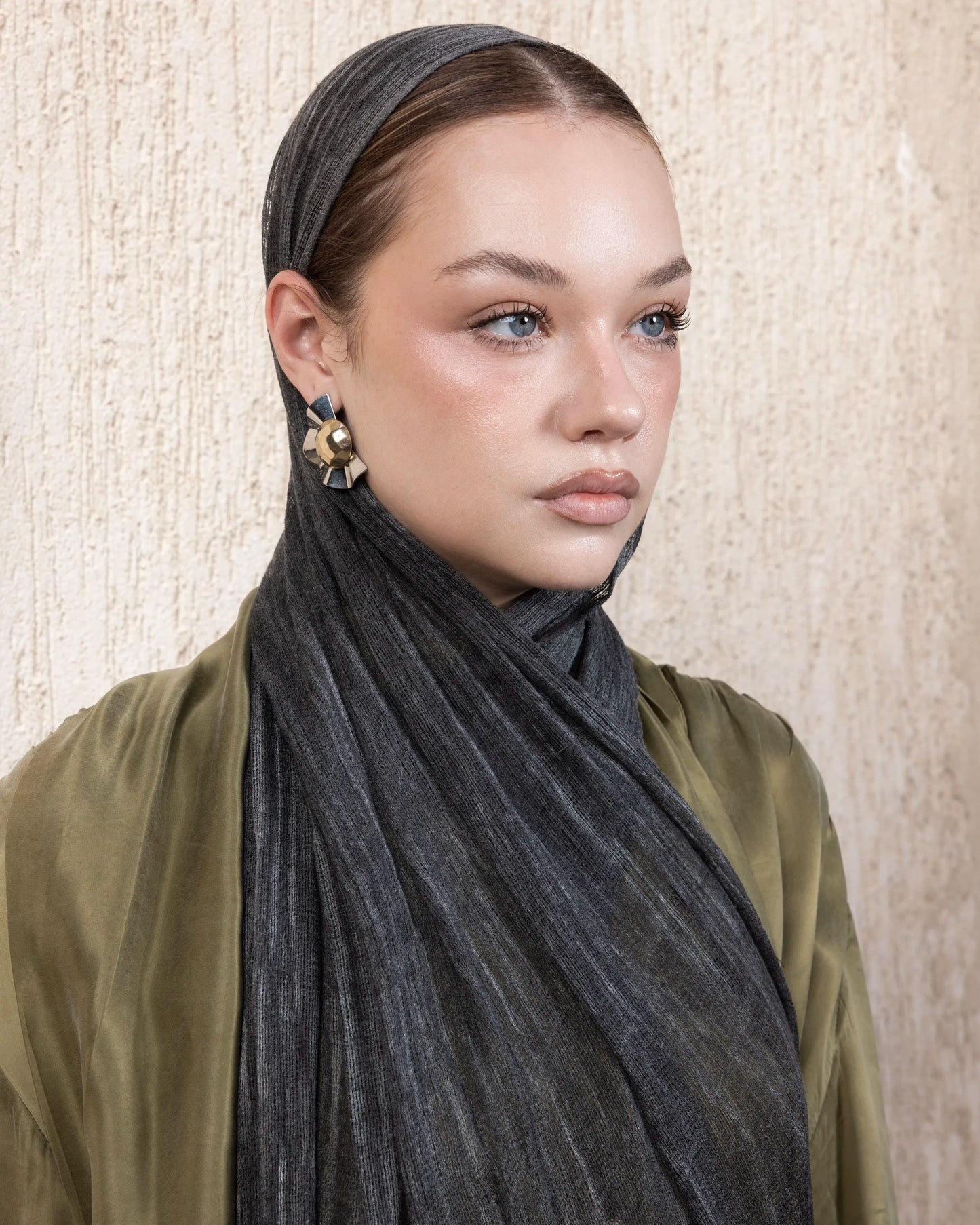 Velvet Cotton in Black Stone