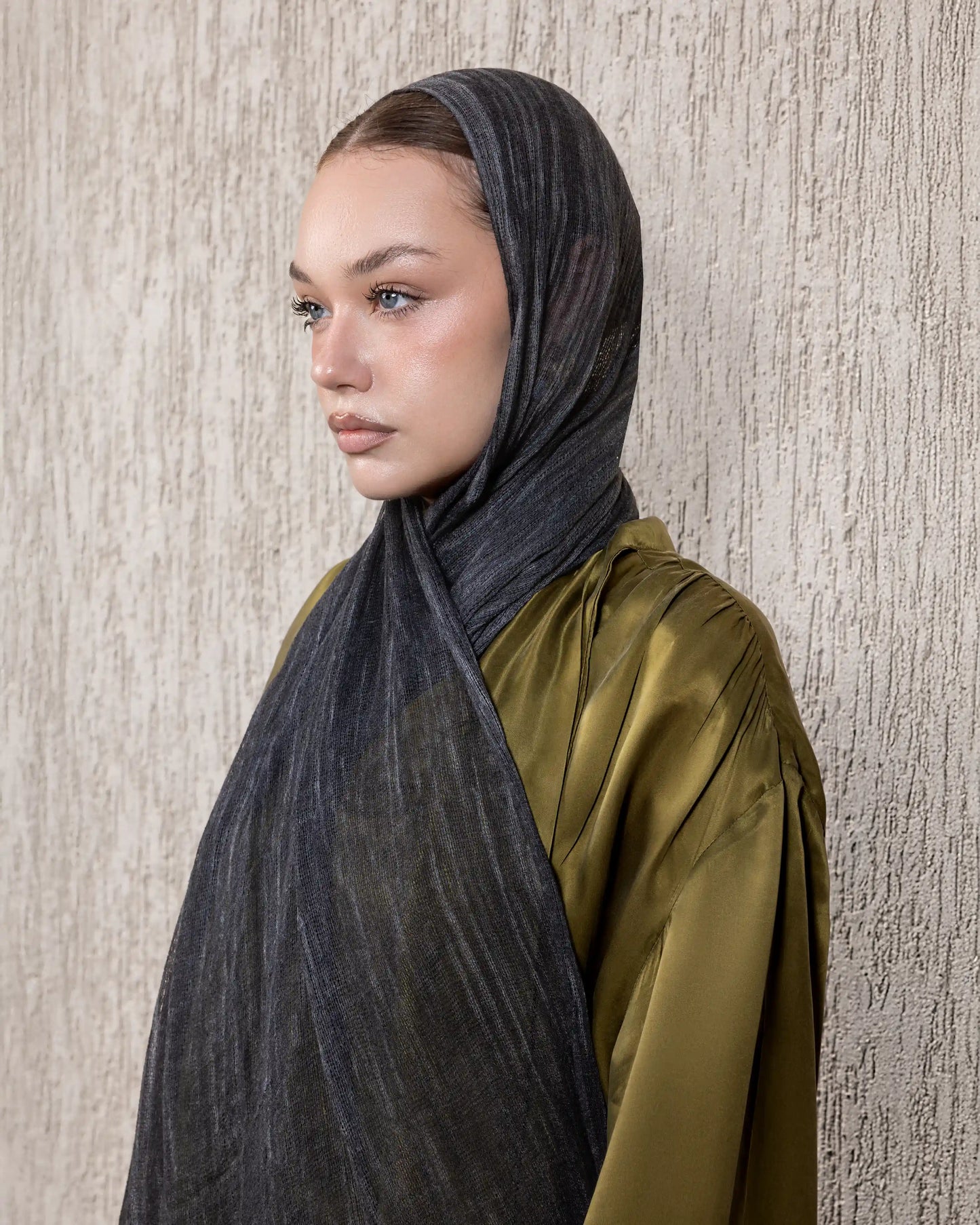 Velvet Cotton in Black Stone