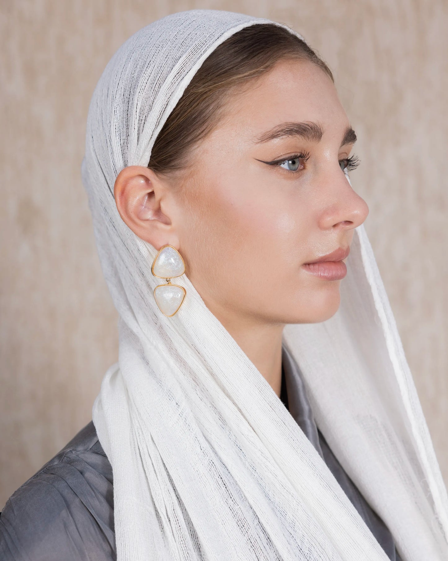 Velvet Cotton in Off White