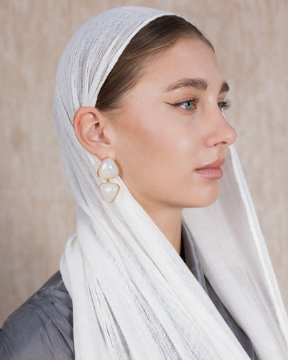 Velvet Cotton in Off White