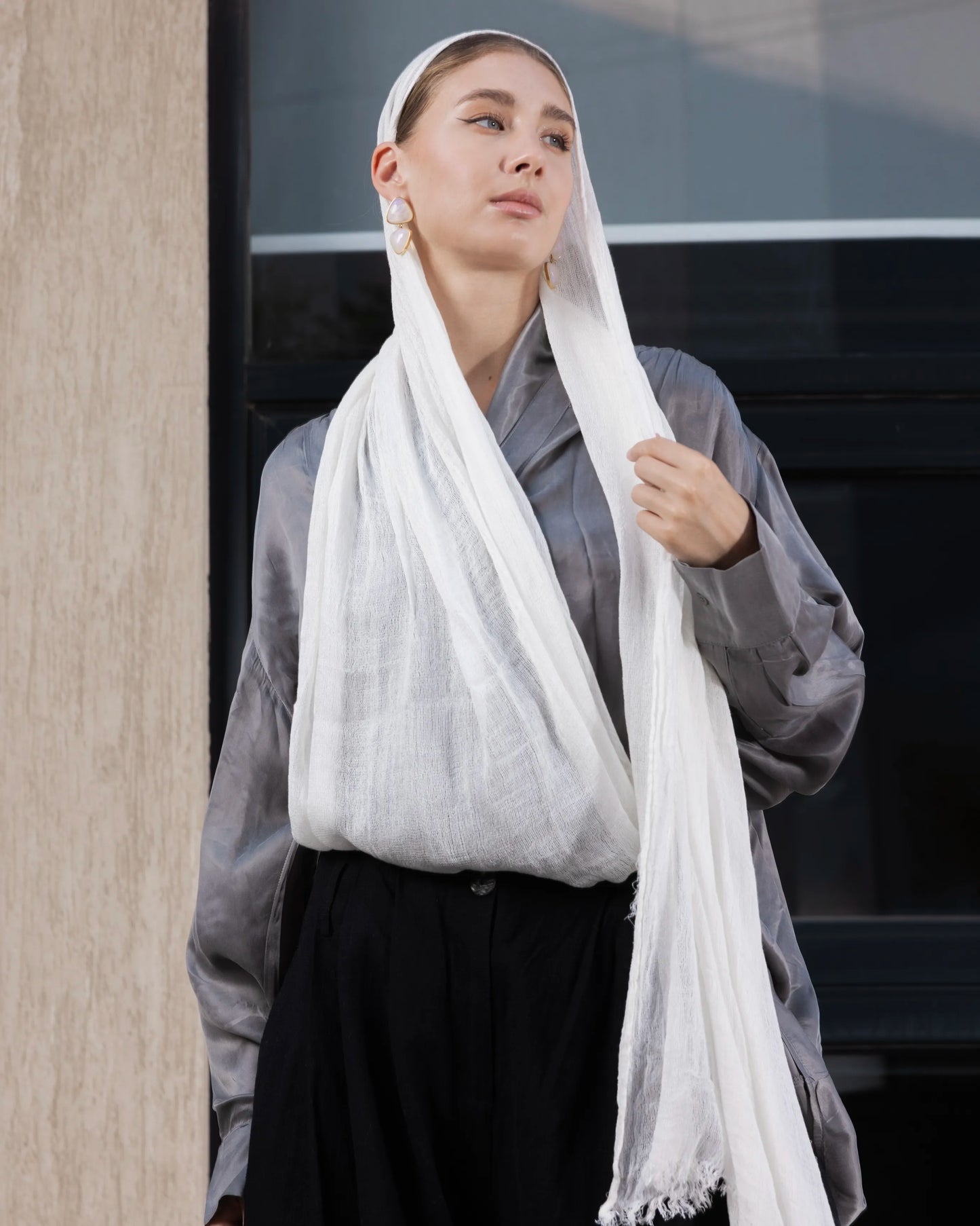 Velvet Cotton in Off White