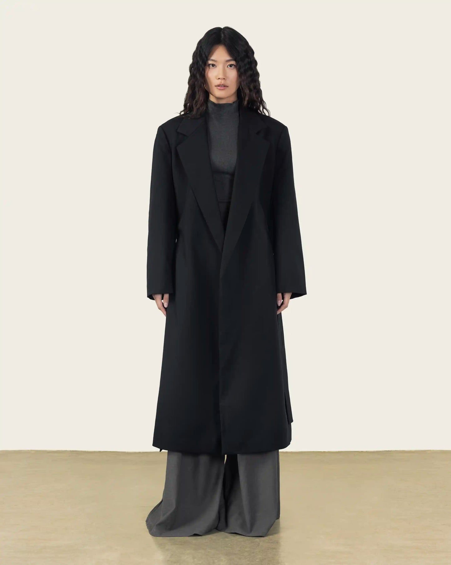 Black Wool Coat