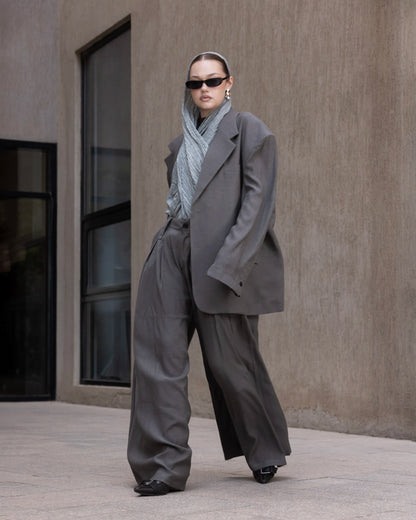 Feather Cotton in Grey