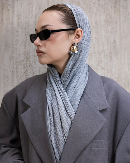 Feather Cotton in Grey