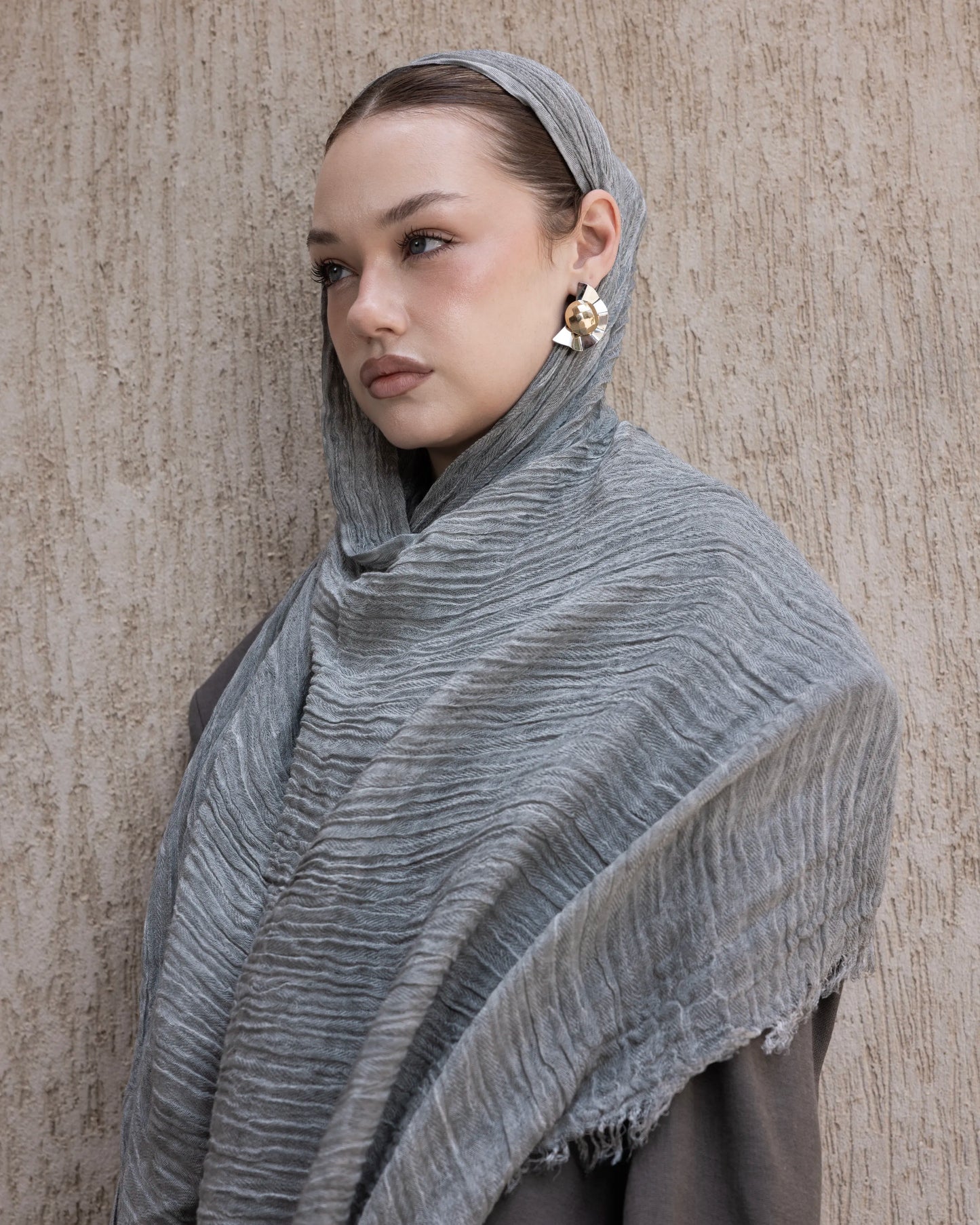 Feather Cotton in Grey