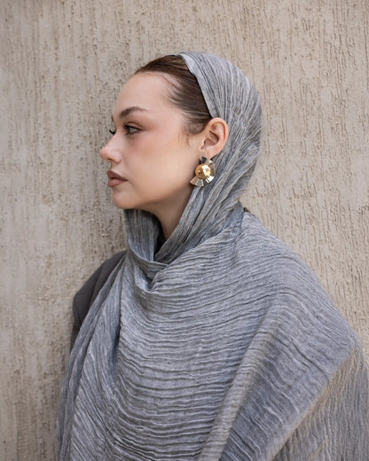 Feather Cotton in Grey