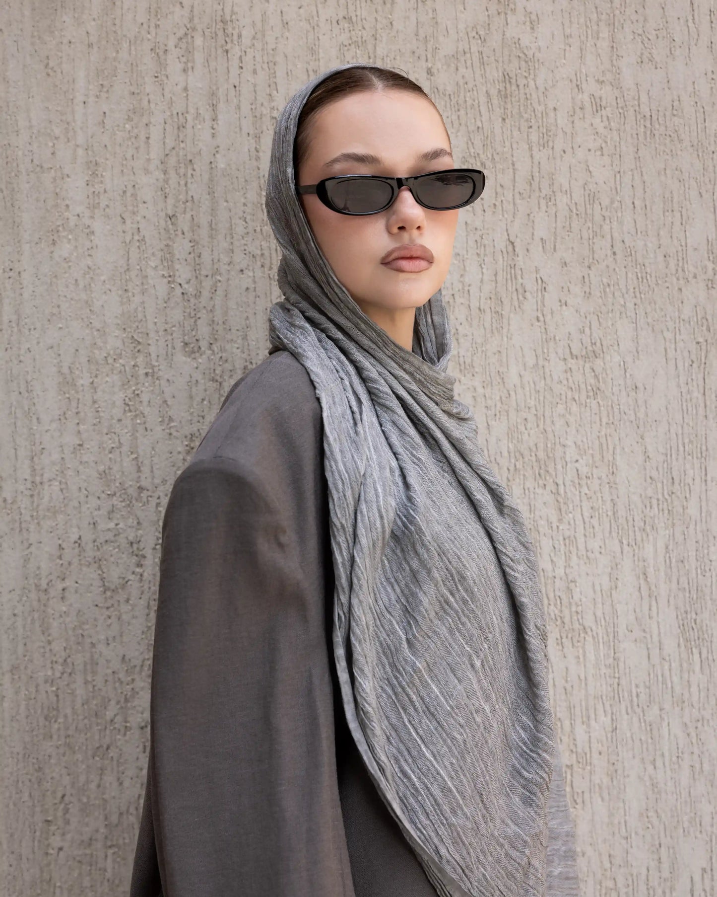 Feather Cotton in Grey