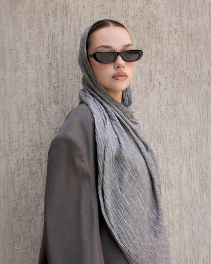 Feather Cotton in Grey