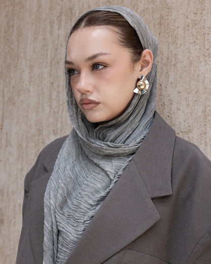 Feather Cotton in Grey