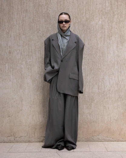 Feather Cotton in Grey