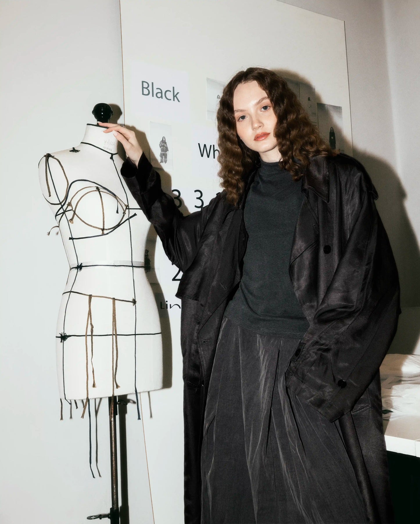 Trench Coat in Warm Grey