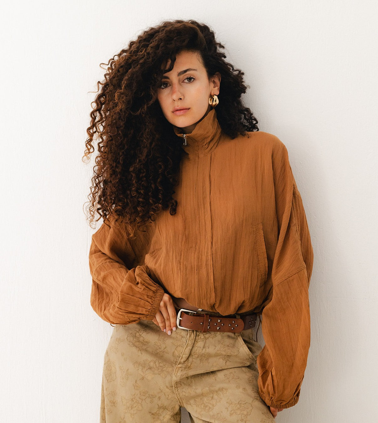 Carmel Ruffled Sweat Shirt