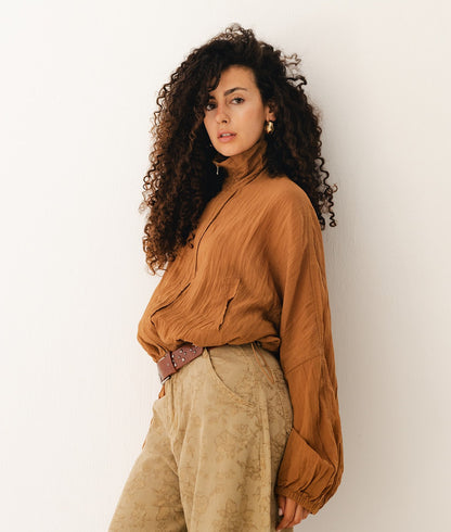 Carmel Ruffled Sweat Shirt