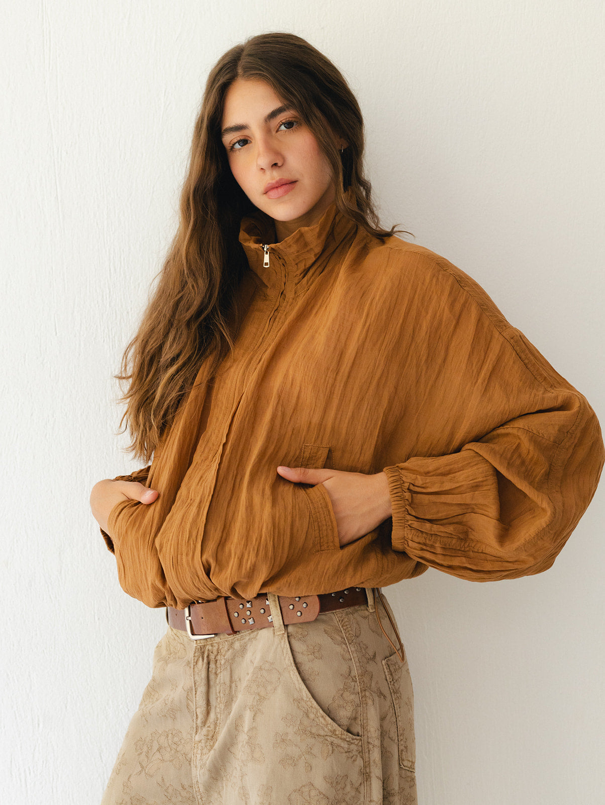 Carmel Ruffled Sweat Shirt