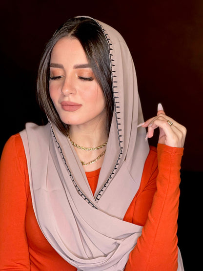 Emirate embroidered chiffon