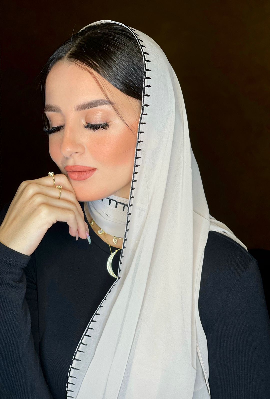 Emirate embroidered chiffon