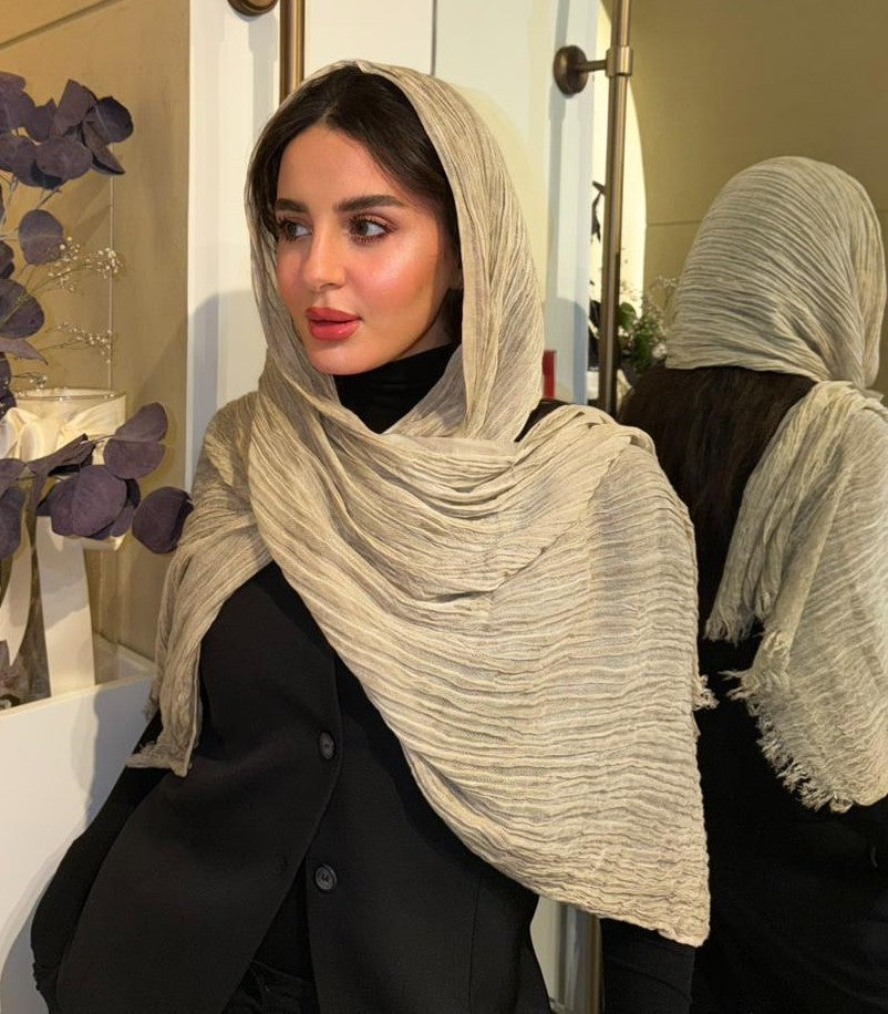 Feather Cotton In Light Beige