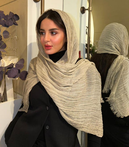 Feather Cotton In Light Beige