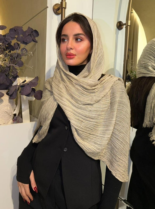 Feather Cotton In Light Beige