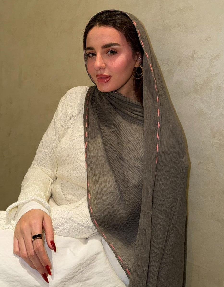 Emerald In Deep Gray