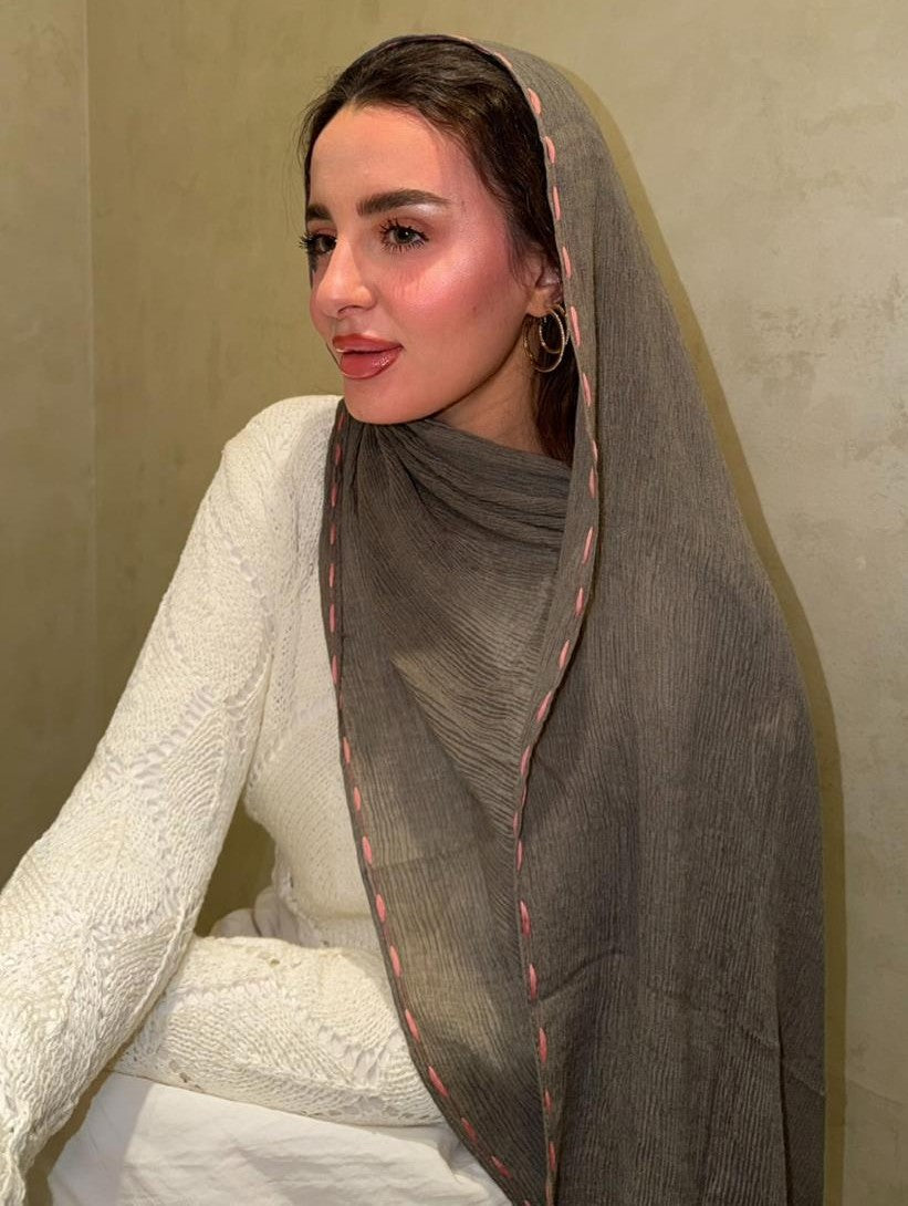 Emerald In Deep Gray