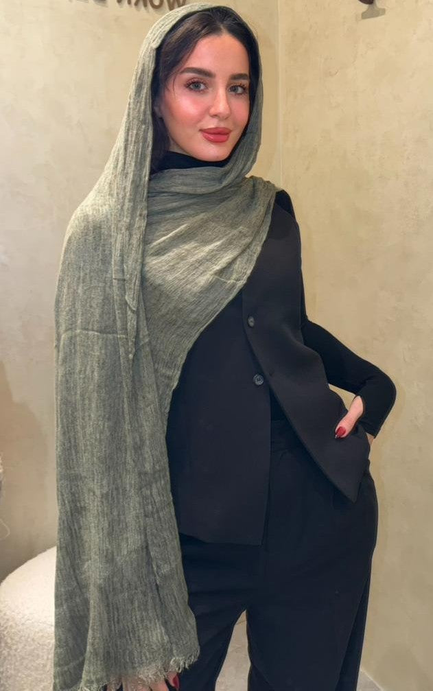 Velour forest green