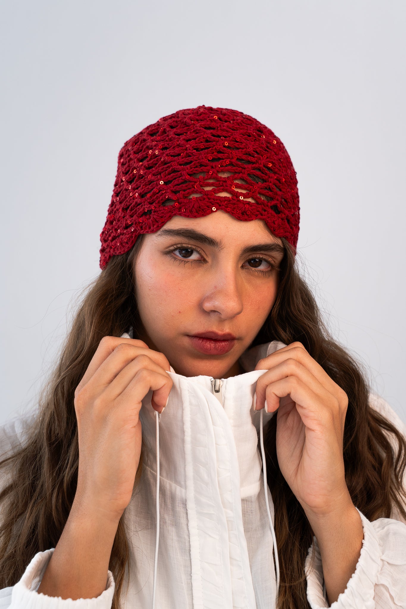 Summer Daisy Hat Sparkle In Red