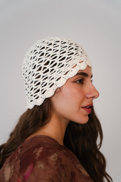 Summer Daisy Hat Sparkle In Off-White