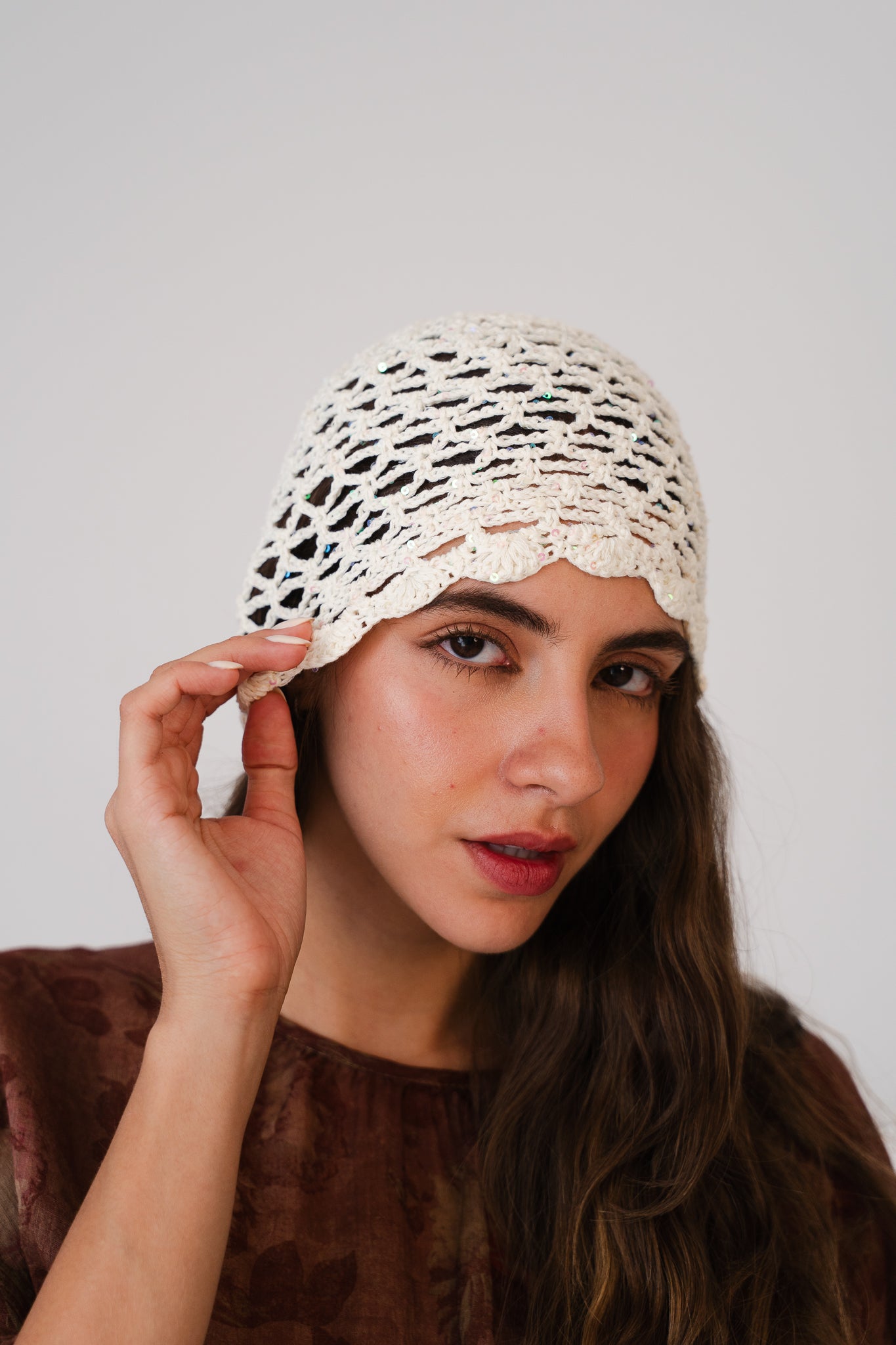Summer Daisy Hat Sparkle In Off-White