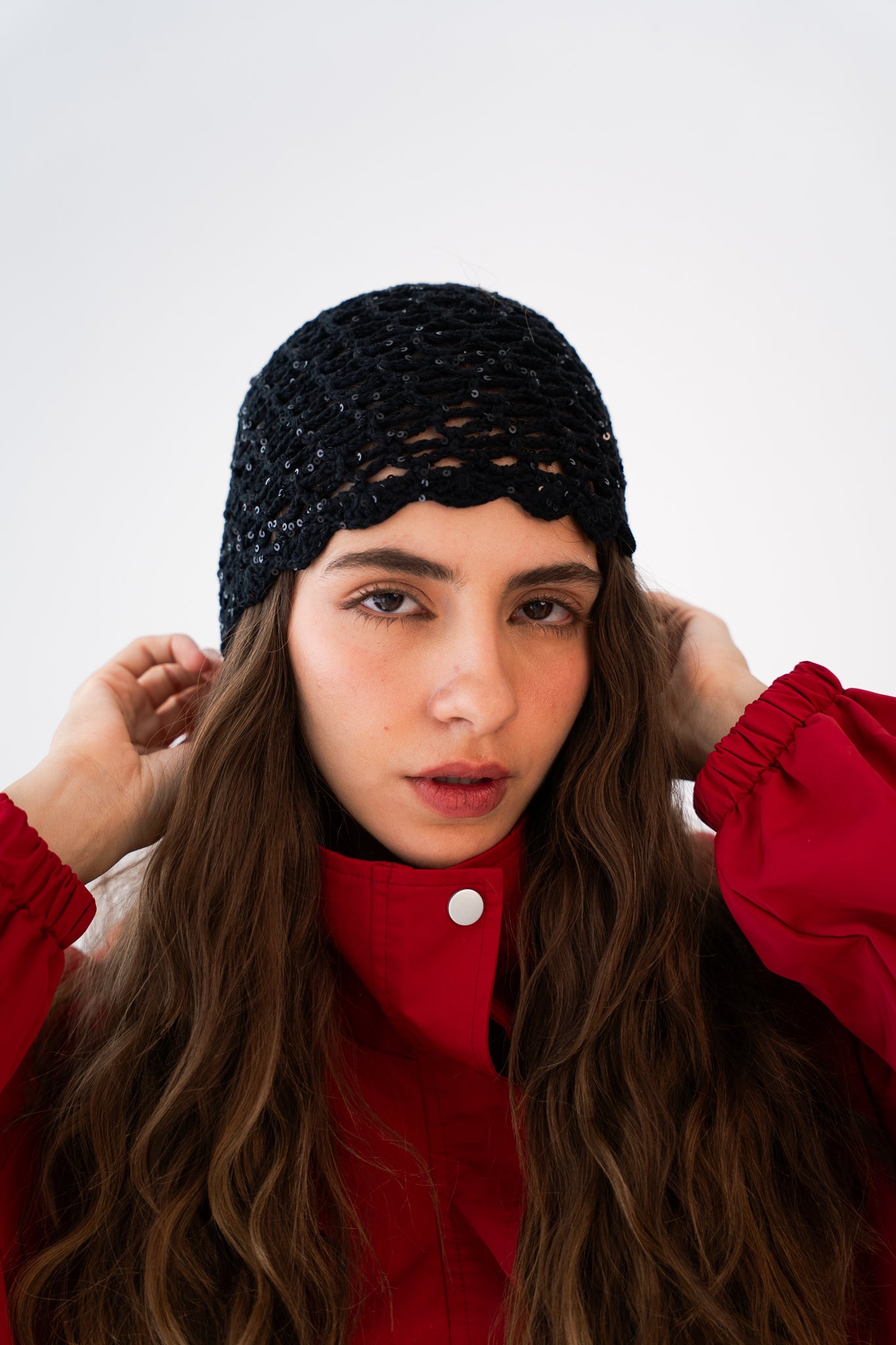 Summer Daisy Hat Sparkle In Black