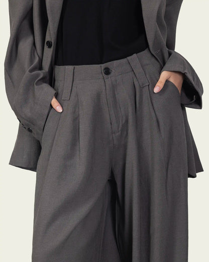 Grey Suit Pants