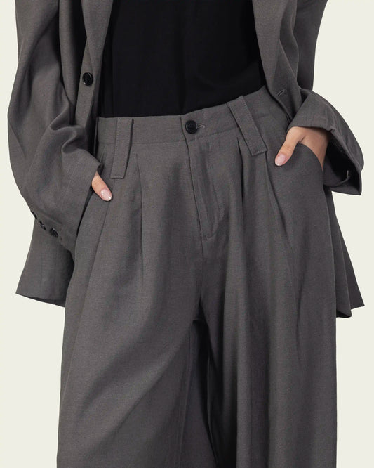Grey Suit Pants