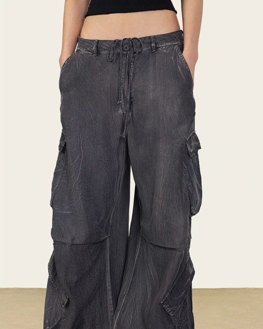 Grey Cargo Pants