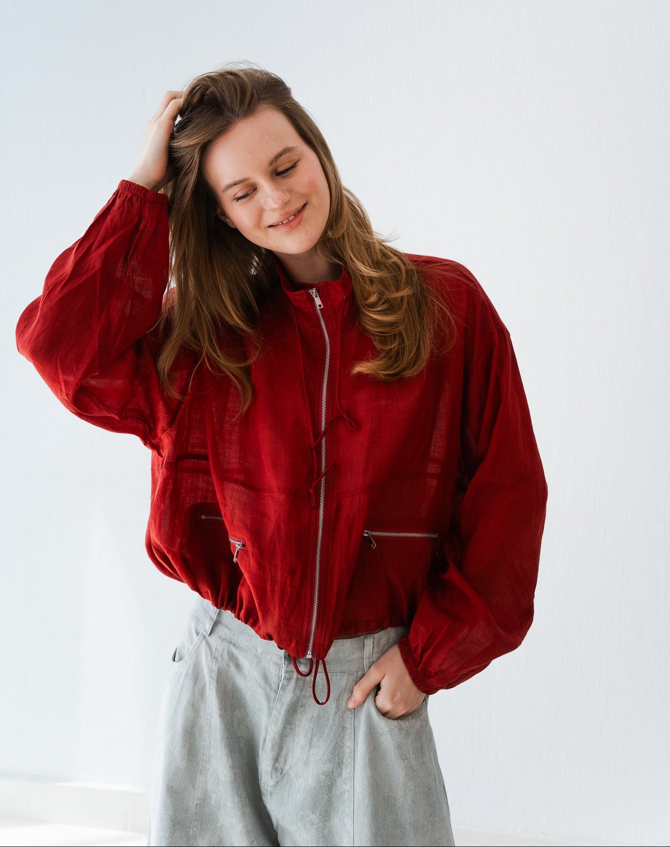Dark Red Sweat Shirt