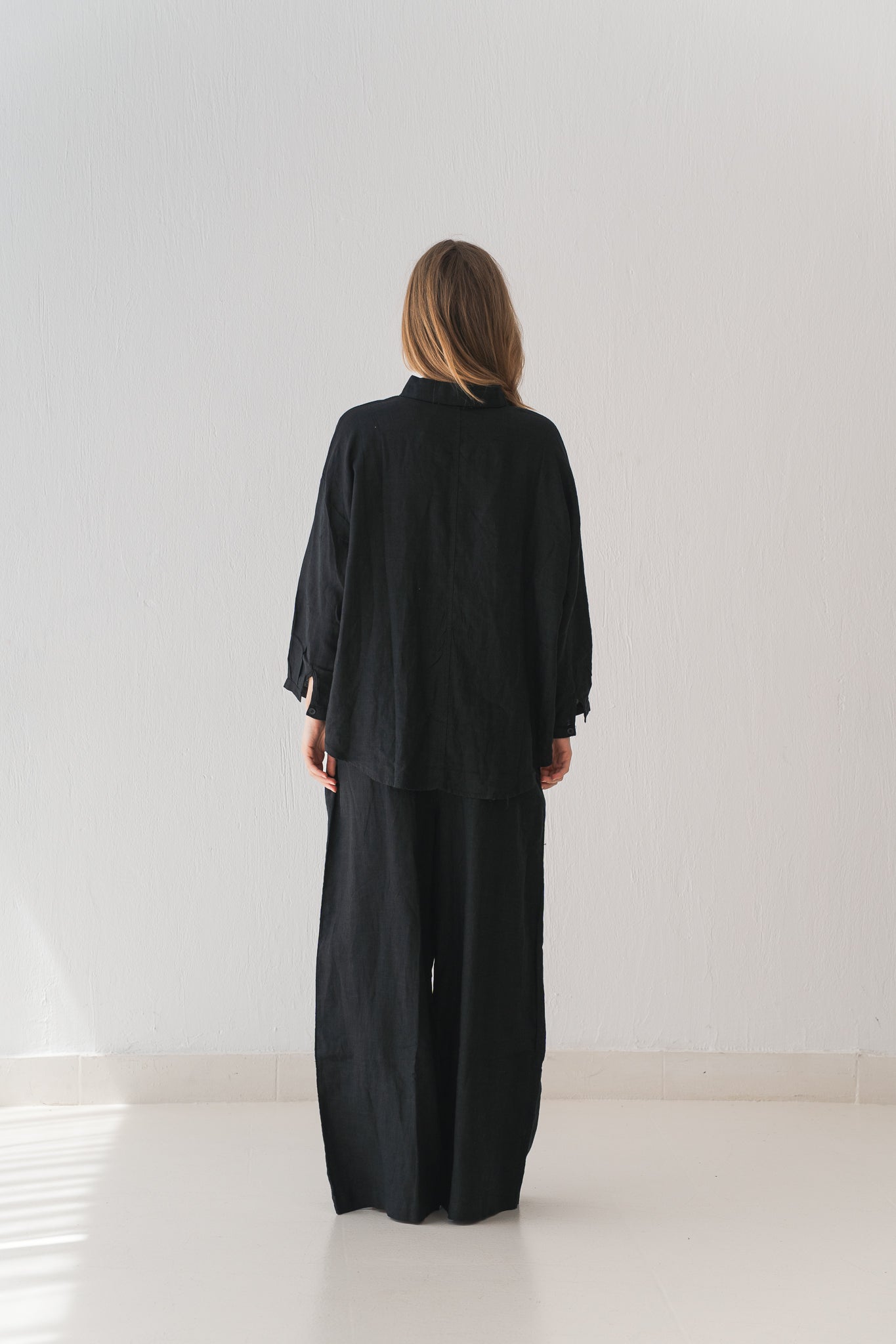 Linen Pants In Black