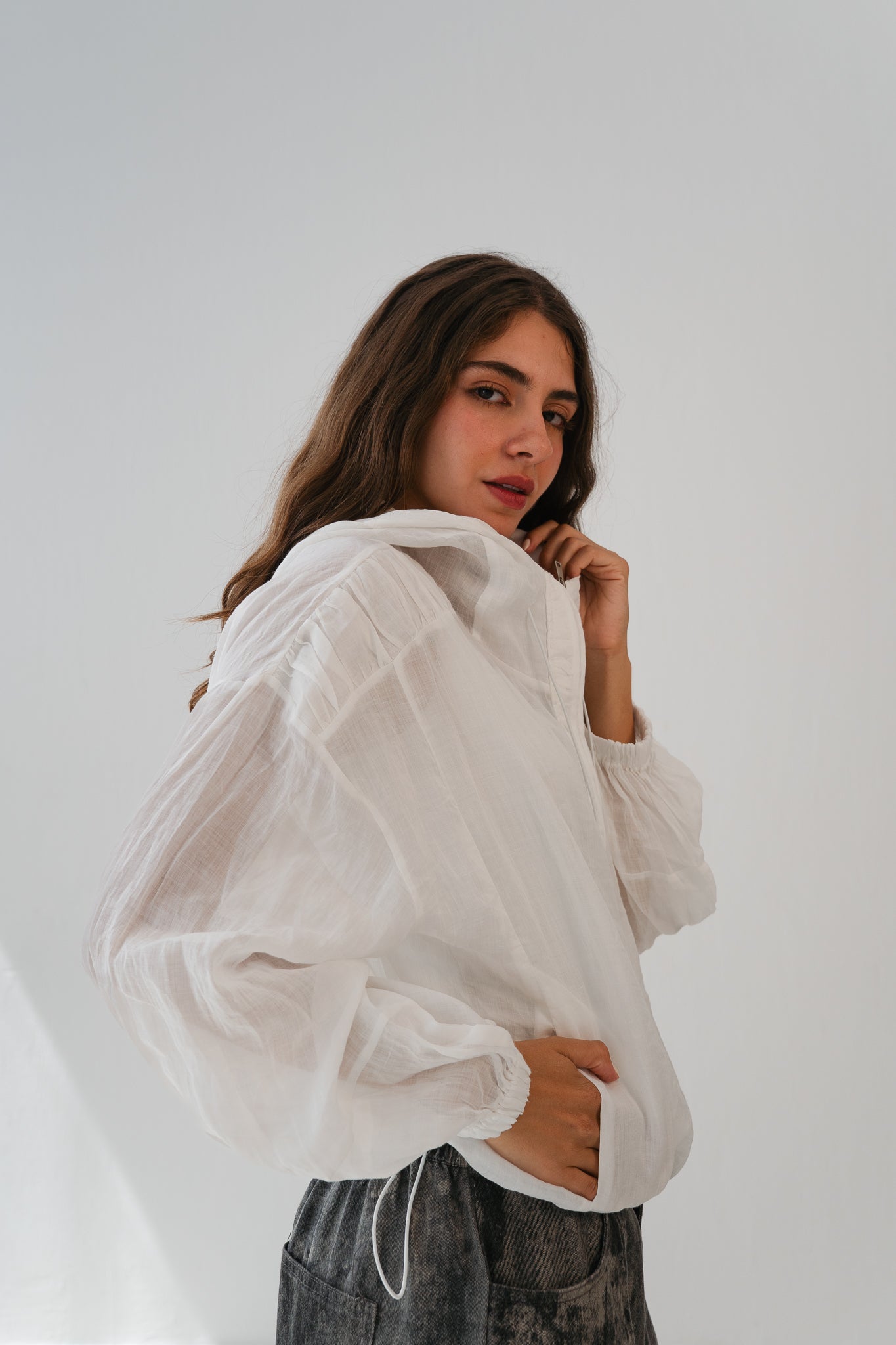 White Sweat Shirt