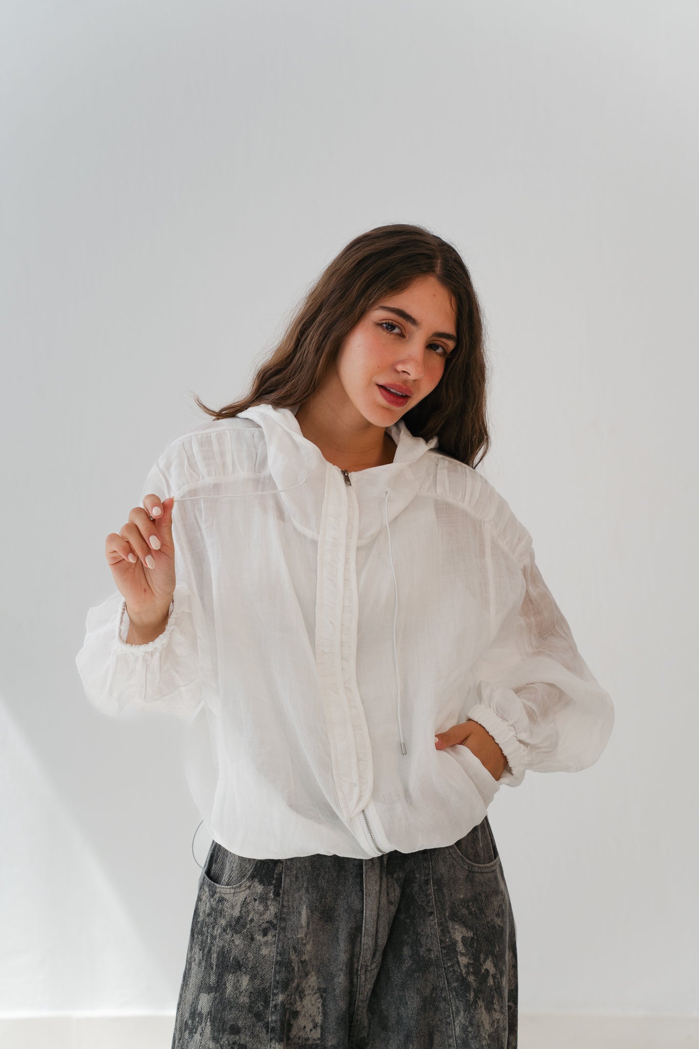 White Sweat Shirt